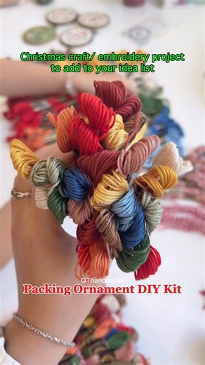 7.2K views · 805 reactions | 殺 dream christmas diy kit does exist #embroidery #christmas #handicraft #diy #smallbusiness #christmasgift | QT Embroidery | Facebook