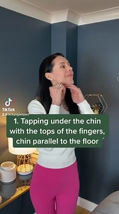 72K views · 1.9K reactions | 3 massage moves to tighten a Turkey neck  1. under the chin with the tops of the fingers, chin parallel to the floor 2. Use thumbs to go along the jawline gently flicking outwards 3. Smoothing just under the jaw bone with the thumbs ⭐️ Do each for one minute ⭐️ Start with clean hands and clean face, apply a little bit of serum first | The Face Yoga Expert | Facebook