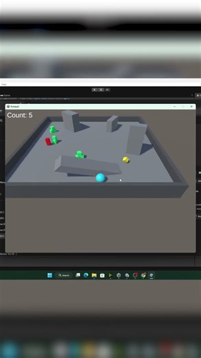 I’m Out Here Rolling Balls in Unity #unity #gamedev #gamedevelopment #learnunity #gaming
