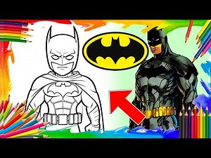 Dive into the World of Batman: A Coloring Masterpiece! / Batman Coloring Pages /Superhero Coloring