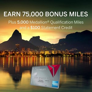 Earn 75,000 Bonus Miles and a $100 Statement Credit with the Platinum Delta Card. Offer expires 4/3/19. Terms apply. | American Express
