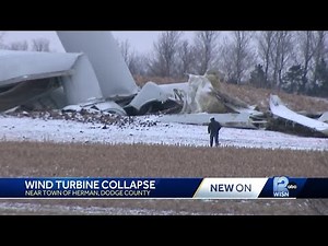Wind turbine collapses