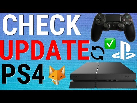 How To Check For Software Update On PS4