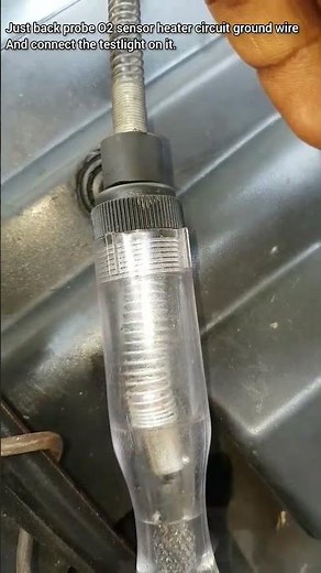 P0135 Oxygen sensor heater circuit quick diaganosis with a test light.