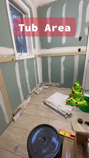 DIY Stack Stone for Tub Area Tutorial