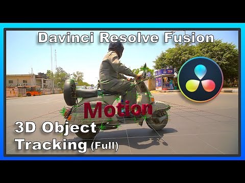 Object Tracking in Davinci Resolve Fusion using the Camera Tracker