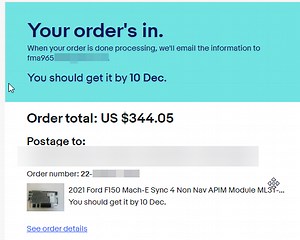 Ordered a SYNC 4 APIM, lets see what happens once it arrives!