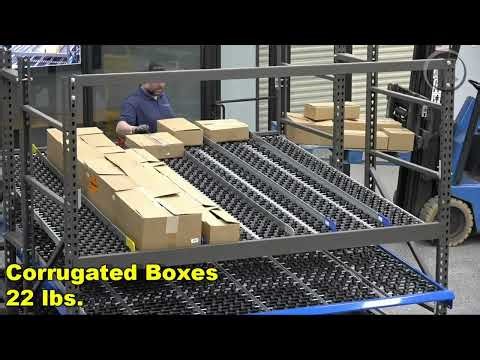 Carton Flow Rack Test Highlights Dyna-Flo HD's Strength and Versatility | Mallard Manufacturing