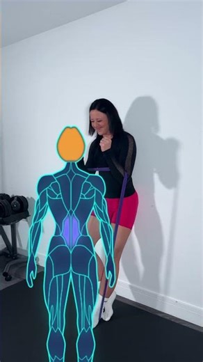 Back Strength Made Simple — Wall + Resistance Band Only 💪✨