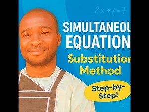 Solve Simultaneous Linear Equation Easily | Substitution Method Explained