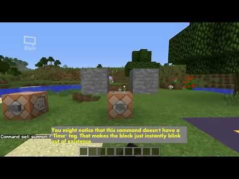 Using the "summon" command to get falling blocks 1.11.2 [Minecraft]