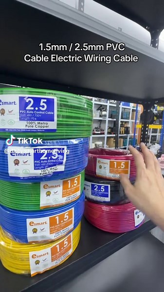 1.5mm and 2.5mm PVC Cable for Electrical Wiring