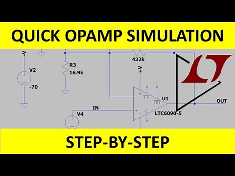 How to START with LTSpice Beginner Tutorial (OpAmp)