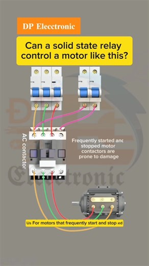 6.3K views · 63 reactions | Can a solid state relay control a motor like this?... #Elecctronic #elecctronic #instagramreels #electricalcontractor #youtubevideo #electricalwork #DPElecctronicfollow | 퐃퐏 퐄퐥퐞퐜퐜퐭퐫퐨퐧퐢퐜 | Facebook