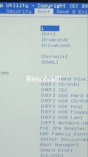 RESOLVIDO EFI SHELL #efi #boot