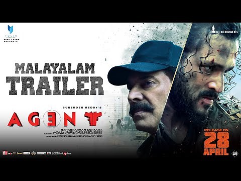 AGENT Malayalam Trailer | Akhil Akkineni | Mammootty | Surender Reddy | Anil Sunkara