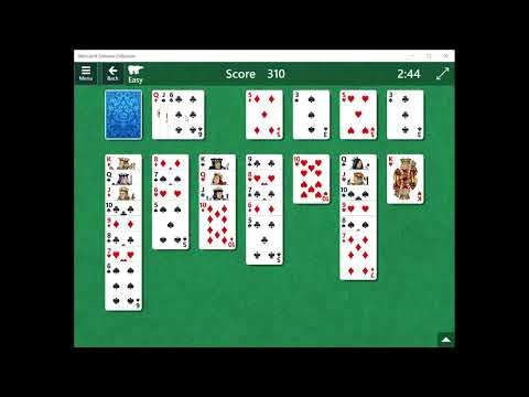 Microsoft Solitaire Collection - Klondike - Easy [Windows 10 Longplay]