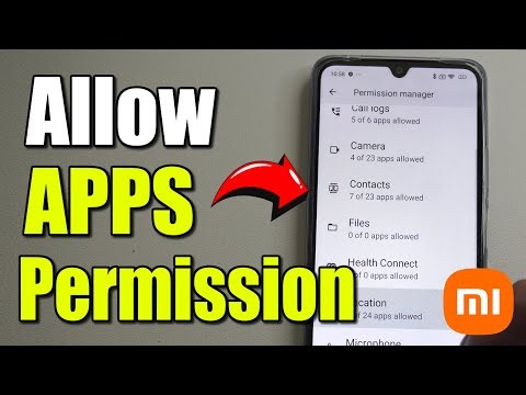 How to Allow Applications Permissions on Xiaomi Phone (Android Tutorial)