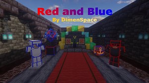 Red and Blue pack | By DimenSpace Minecraft Texture Pack