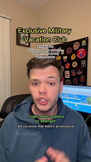 Exclusive vacation program for military! Armed Forces Vacation Club is a free to join military only website that provides discounts on resorts, hotels, and much more! It is available for active duty, reservists, veterans, retired, and their family members. Note: they are best known for the 7 night resort stay for $409, however, some resorts may have inclusive fees and will charge more! Let me know if you have any other questions! #military #militarybenefits #militaryperks #benefits #army #airfor