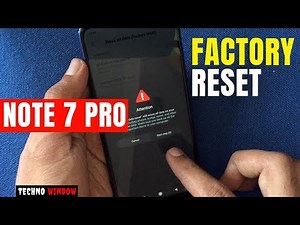 How to Factory Reset Redmi Note 7 Pro