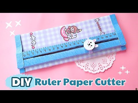 DIY Ruler Paper Cutter | How to make paper Cutter easy way at home