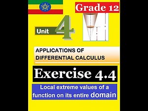 Mathematics Grade 12 Unit-4 Exercise 4.4‪@Girma21‬