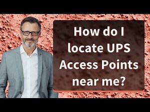 How do I locate UPS Access Points near me?