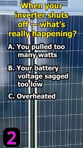 Why Your Inverter REALLY Shuts Off 🔋 (Most People Guess Wrong!)