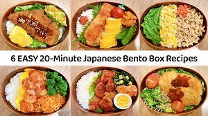6 EASY 20-Minute Japanese Lunch Box Recipes | Quick & Simple Bento Box Recipes for Beginners – JAPANESE COOKING CHANNEL
