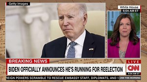 6.6K views · 455 reactions | President Joe Biden has announced he's running for reelection in 2024, setting the stage for a potential rematch against his predecessor, Donald Trump. Follow live updates: https://cnn.it/3oxeoVm | CNN Politics | Facebook