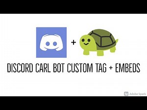 Discord Carl Bot Custom Tag + Embeds