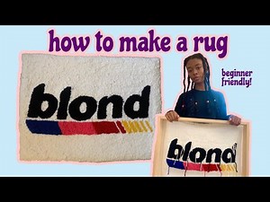 PUNCH RUG 101: how to make a rug from start to finish (easiest method)