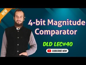 Lecture#40 | 4 Bit Magnitude Comparator | Step-by-Step Guide | Digital Logic Design