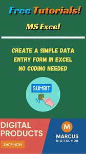 Want to save time in Excel? Here’s a quick guide to make a simple data entry form using Record Macro — no manual coding required! Just fill in your form, click Submit, and your data goes straight to your Records sheet, transposed and organized automatically. Perfect for beginners and busy people who want to automate tasks fast. Try it now and see how easy it is! #ExcelTips #ExcelMacro #ProductivityHacks #DataEntry #NoCode #Excel | Marcus Andreno