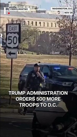 Washington: 500 Troops To be Deployed After Shooting On National Guards | N18G