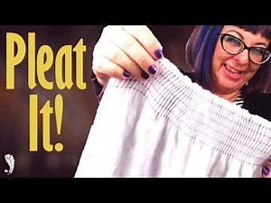 Smocking Pleating Demystified! Marking and gathering methods explained- 16th C Smocked Shirt Series