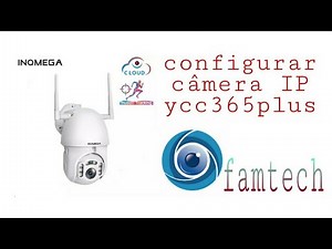 Como configurar câmera IP inqmega com rastreio automático APP ycc365plus