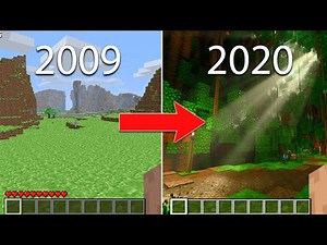 Evolution of Minecraft 2009-2020