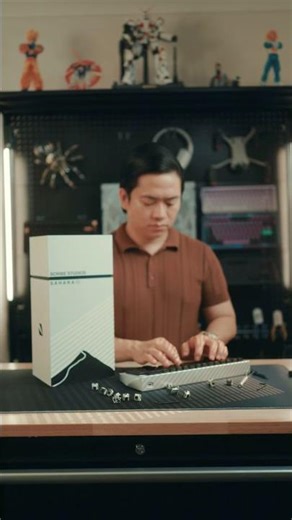 Sahara 65 Keyboard build & Asmr #keyboard #mechanicalkeyboard