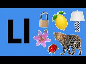 Kids Phonics Alphabet Letters and Sounds | Learn the Letter L | Letter L vocabulary and words