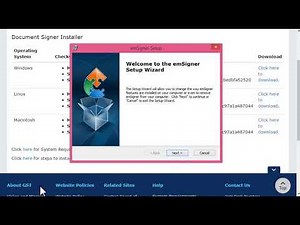 How to Install EM signer | Installation of emsigner software | DSC software for GST |