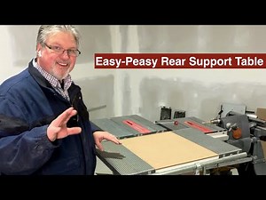 Yes, it is a weird idea! Filling in the Shopsmith Floating Table "Abyss"