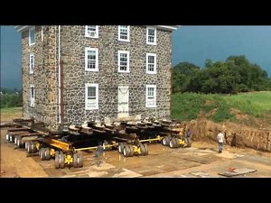 580-TON Stone House Moved in 7 Hours
