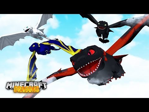 It's NIGHTFURY BREEDING SEASON! - Minecraft Dragons