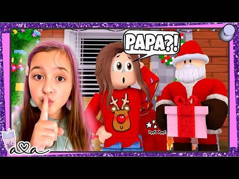 Ava ist 24 Stunden die Tochter vom Weihnachtsmann in Roblox Brookhaven 💜 Alles Ava Gaming