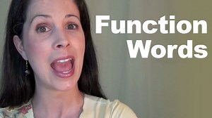 Function Words - Pronunciation   Intonation/Word Stress - Rachel's English