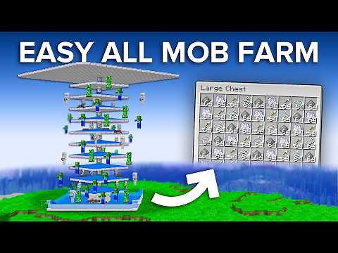 Minecraft 1.21+ Easy All MOB Farm - 7000 items/h