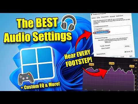 The BEST Windows Audio Settings for Gaming– Hear EVERY Footstep! (Warzone, CS2, Apex, PUBG & More!)