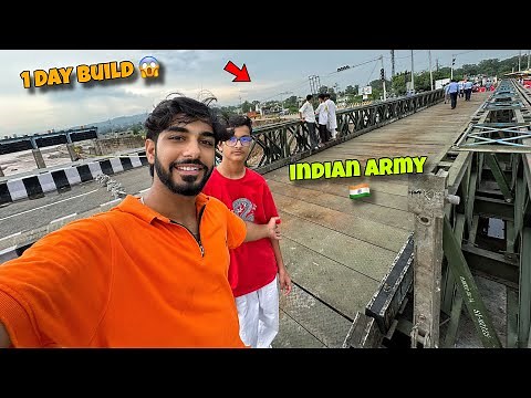 After Floods Indian Army Rebuilt Jammu 4th Bridge in 1 Day 🇮🇳😱
